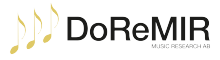 DoReMIR Music Research AB logotyp