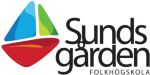 Ideella fören Sundsgården folkhögskola med föret logotyp