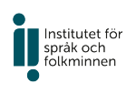 Inst För Språk och Folkminnen logotyp